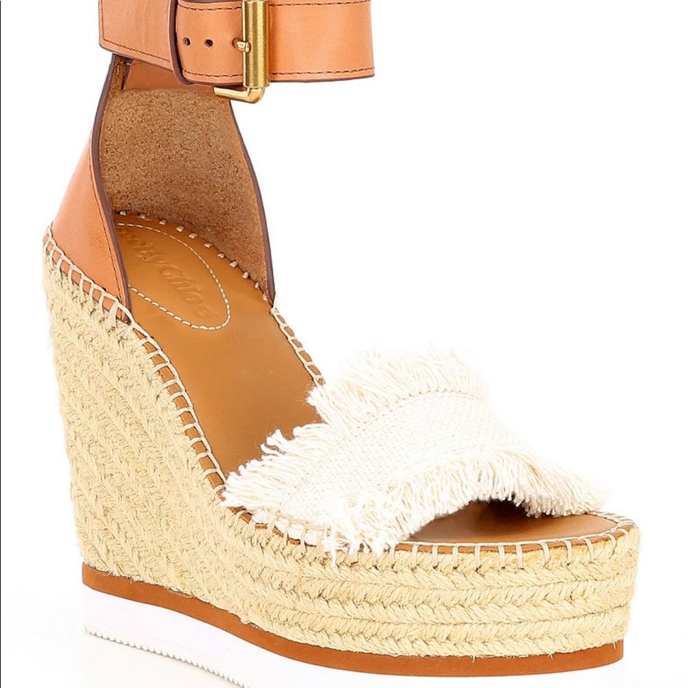 LIKE NEW see by chloe wedges